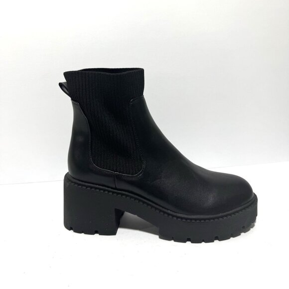 Madden Girl Womens Thrash Chelsea Boots Black Size 10 M - Picture 1 of 5